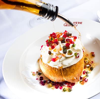 Dessert signature de la Brasserie Georges