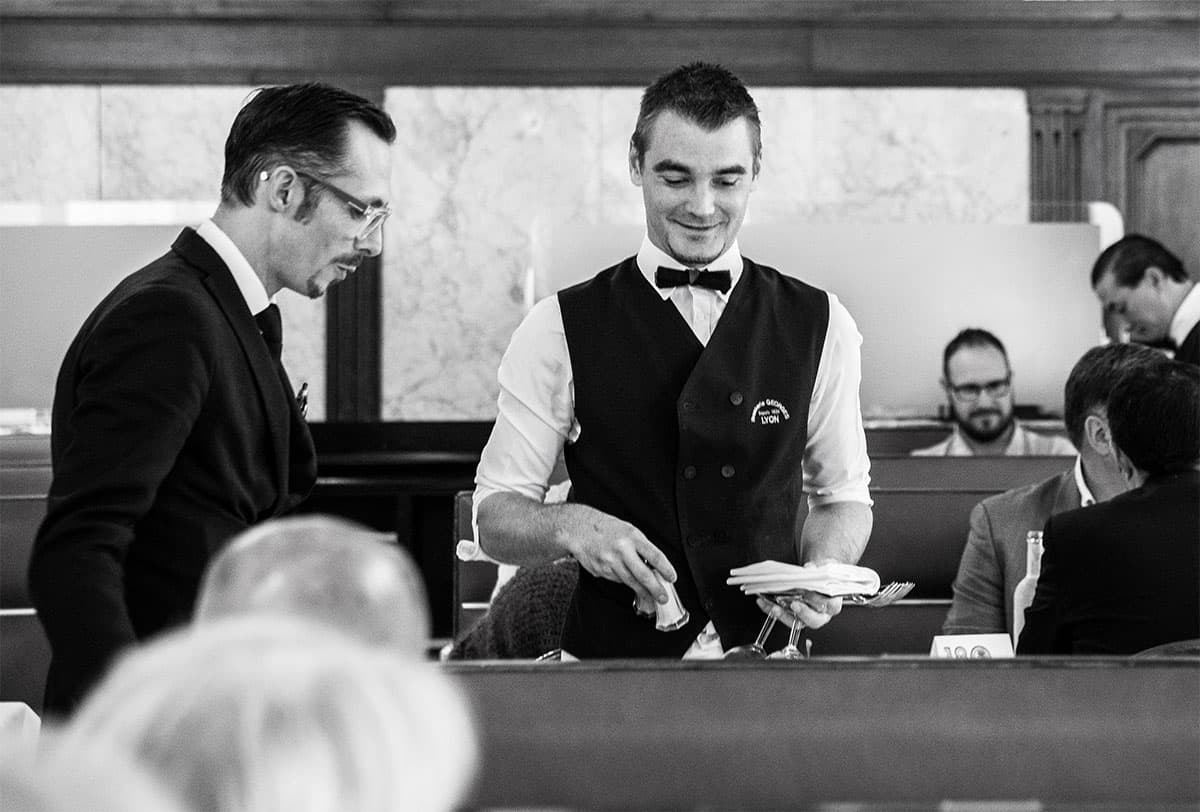 Le service à la française à la Brasserie Georges